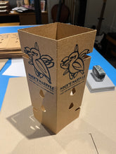 Load image into Gallery viewer, Biodegradable Plant Guard with 2 Bamboo stakes